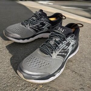 361 Degrees Meraki Running Shoes Mens Size 8.5 Grey Black Quikfoam Athletic
